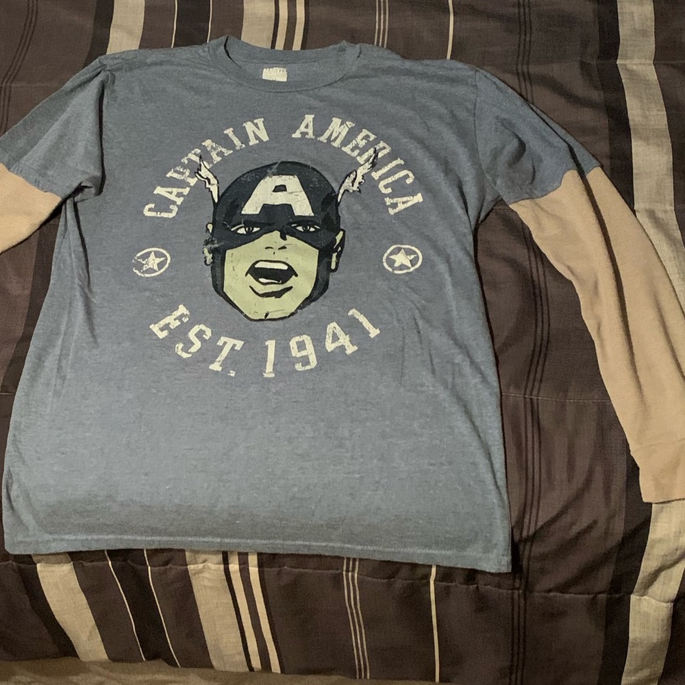 Captain America long sleeve shirt